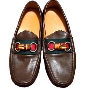 Gucci Brown Womens Driving Moccassin Loafers - New NWOT Size 37.5 (US 7-7.5)